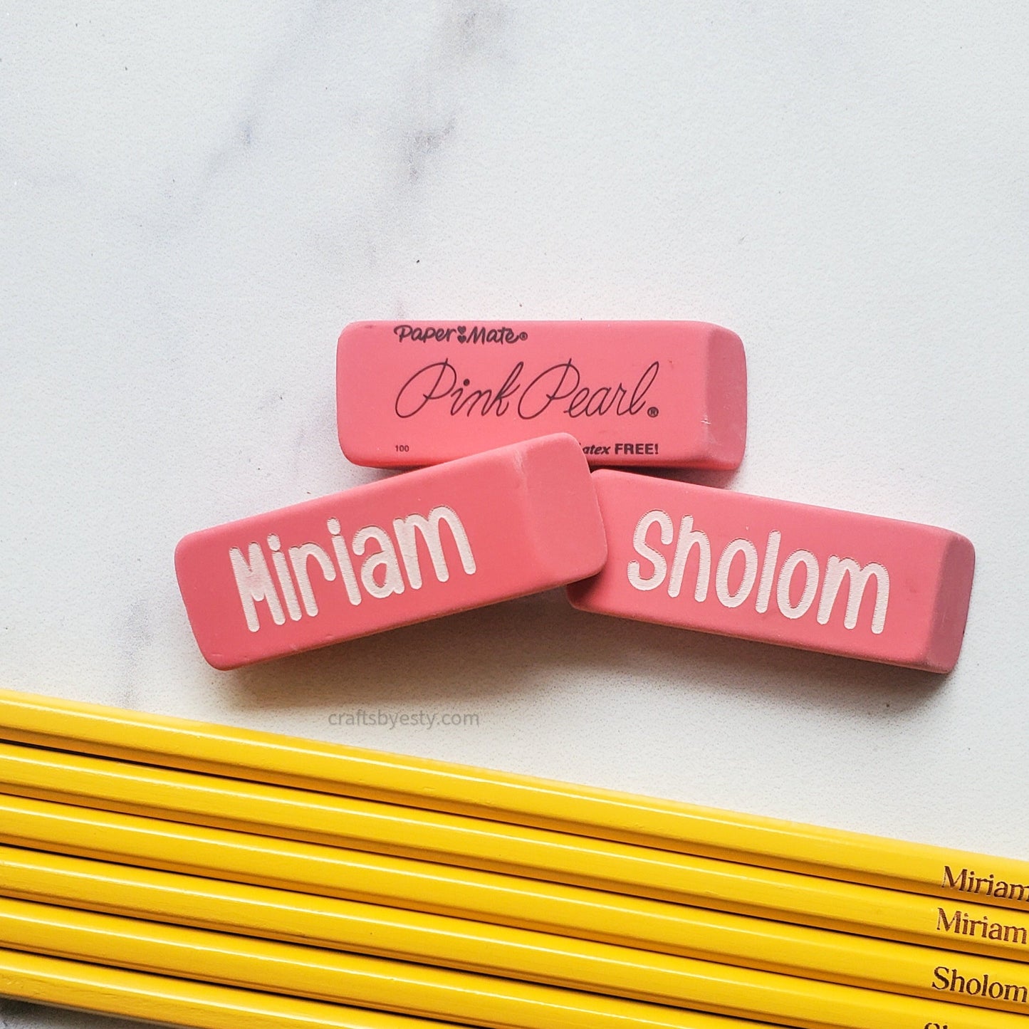 Personalized Erasers