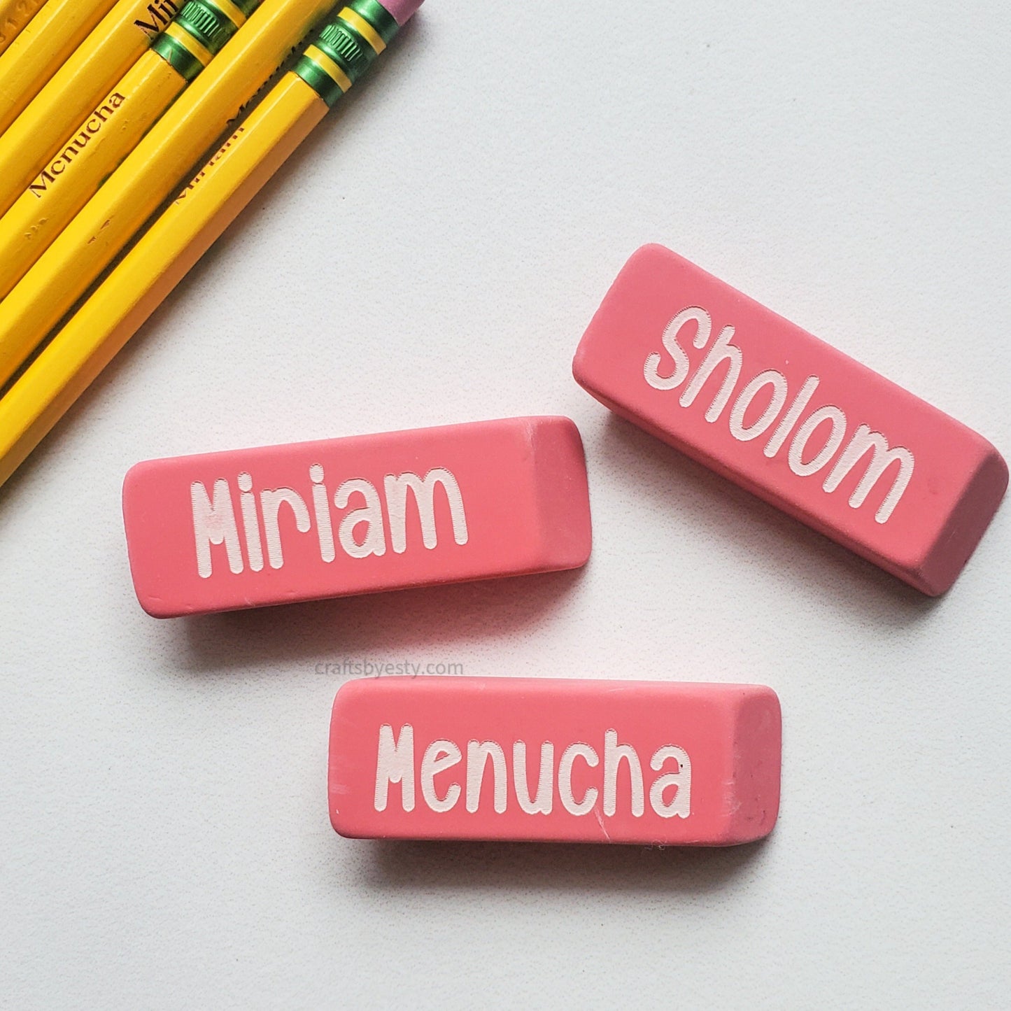 Personalized Erasers