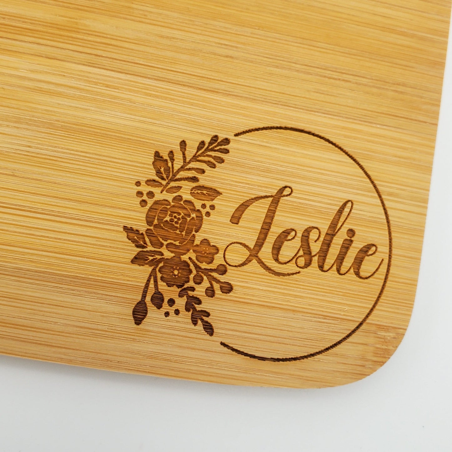 Floral Personalized Mini Charcuterie Board